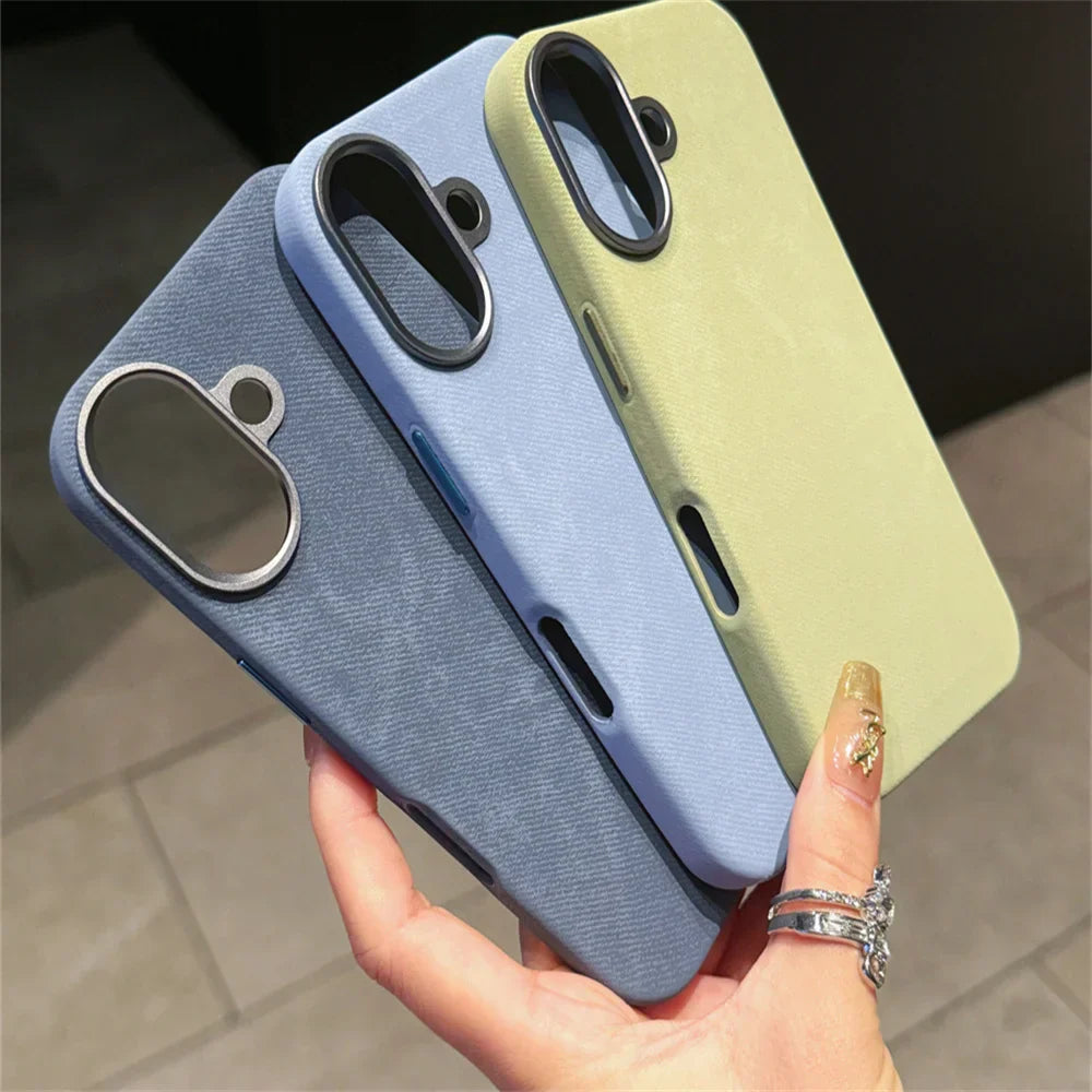 Drevo iPhone 16 Deri Kılıf