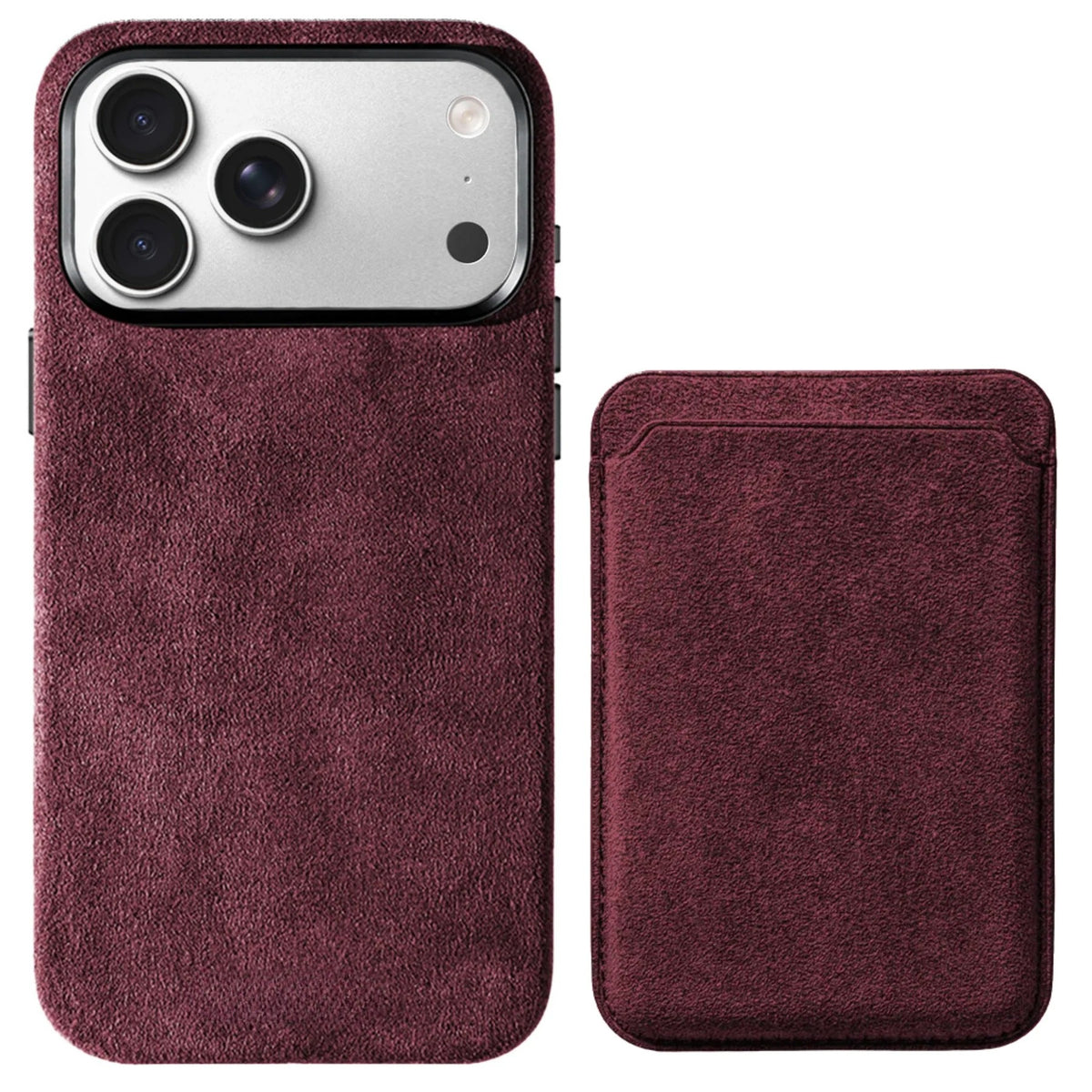 Heltra Alcantara Kılıf + Magsafe Cüzdan Set