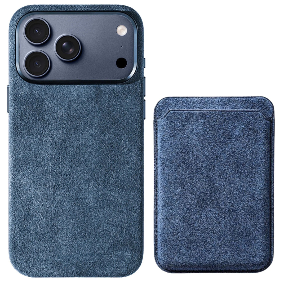 Heltra Alcantara Kılıf + Magsafe Cüzdan Set