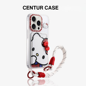 iPhone Lanyard Serisi | Karikatür Tasarımlı Kart Tutucu Telefon Kılıfı