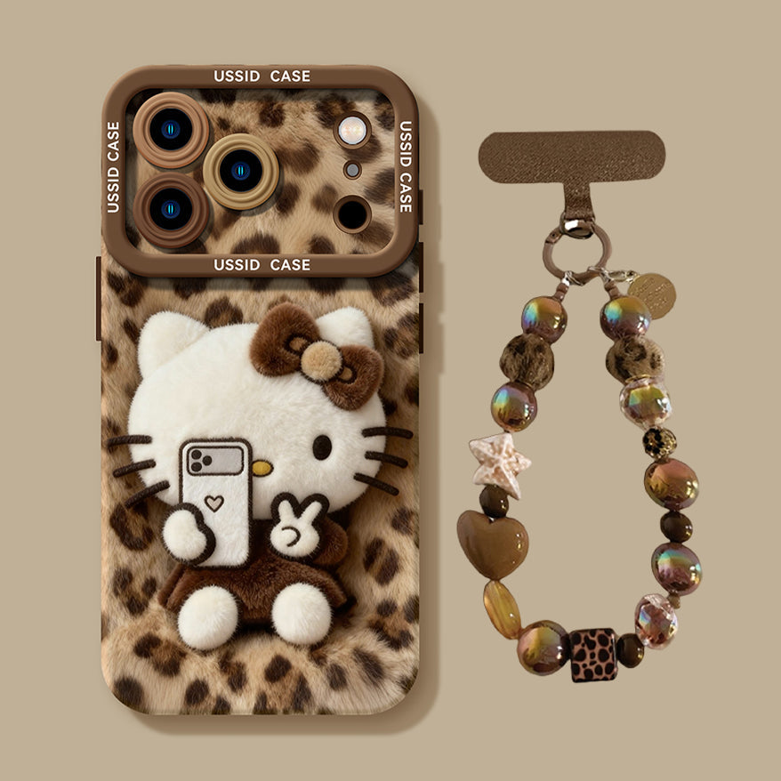 iPhone boncuk serisi | Hello Kitty Sıvı Silikon Telefon KılıfI