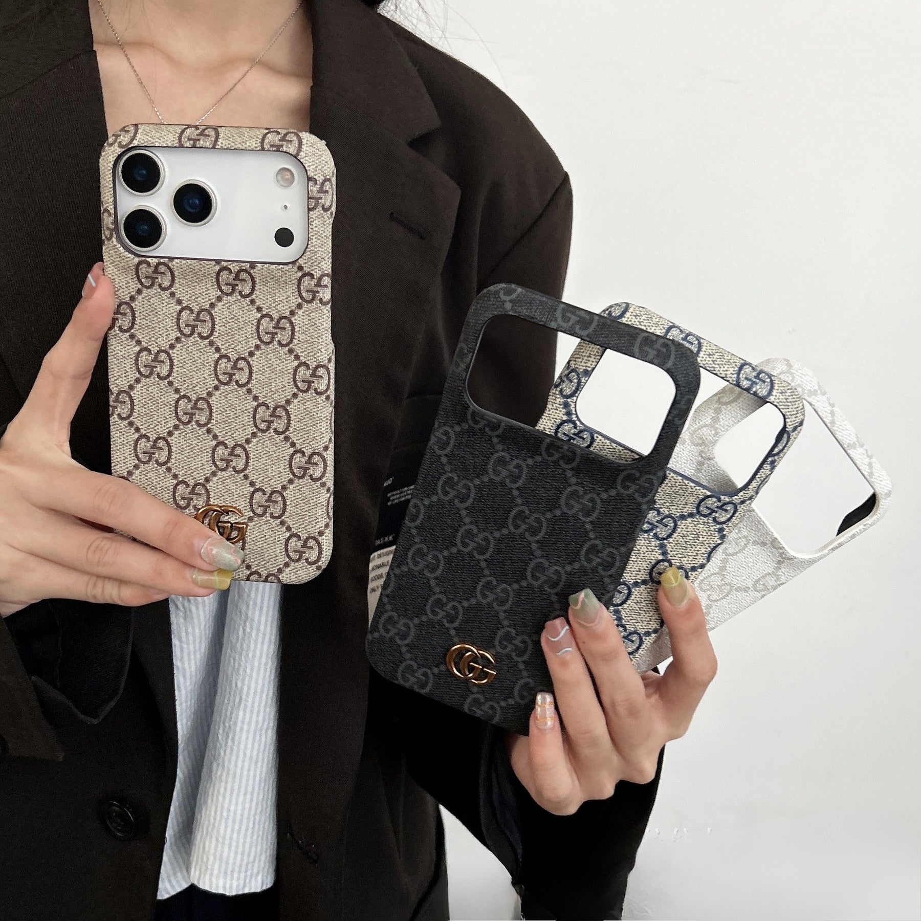Desenli Luxury Telefon Kılıfı