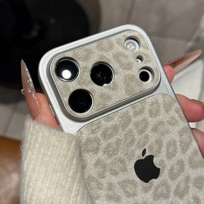 Premium Leopar Desenli iPhone Kılıfı