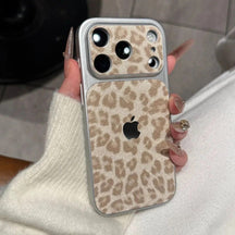 Premium Leopar Desenli iPhone Kılıfı