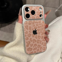Premium Leopar Desenli iPhone Kılıfı