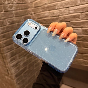 Parıltılı Şeffaf iPhone Kılıfı