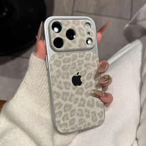 Premium Leopar Desenli iPhone Kılıfı