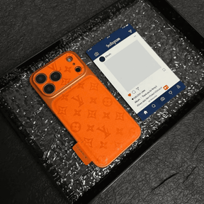 Premium LV Microfiber Deri iPhone Kılıf