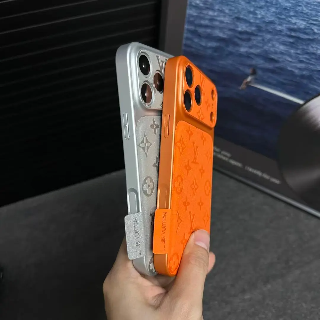 Premium LV Microfiber Deri iPhone Kılıf
