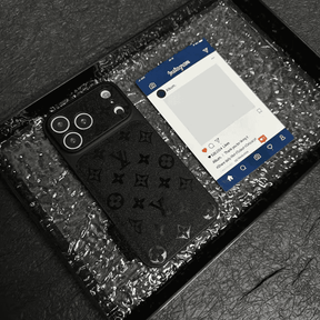 Premium LV Microfiber Deri iPhone Kılıf